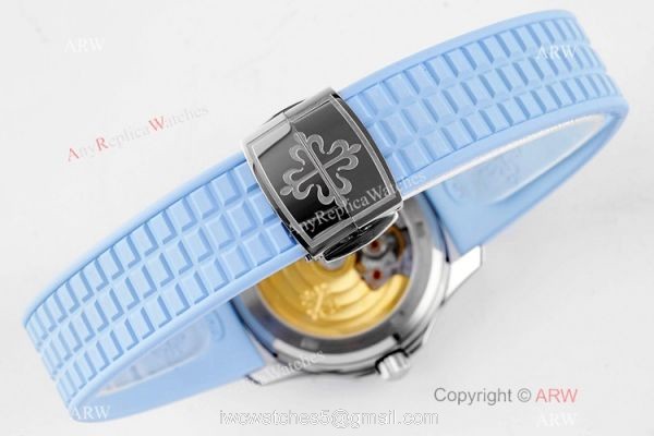 PPF Factory Patek Philippe Aquanaut Blue Version Watch Cal.324 Movement 7
