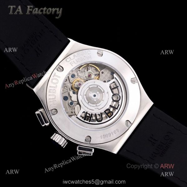 Swiss Replica Mens Hublot Big Bang Diamond Watches 45mm With Hublot Black Leather Strap 7