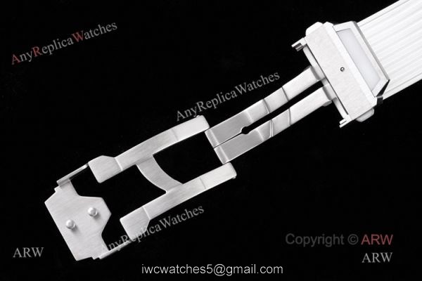 (HB) Best Hublot Big Bang Unico White Ceramic White Rubber Strap Replica Watch 7