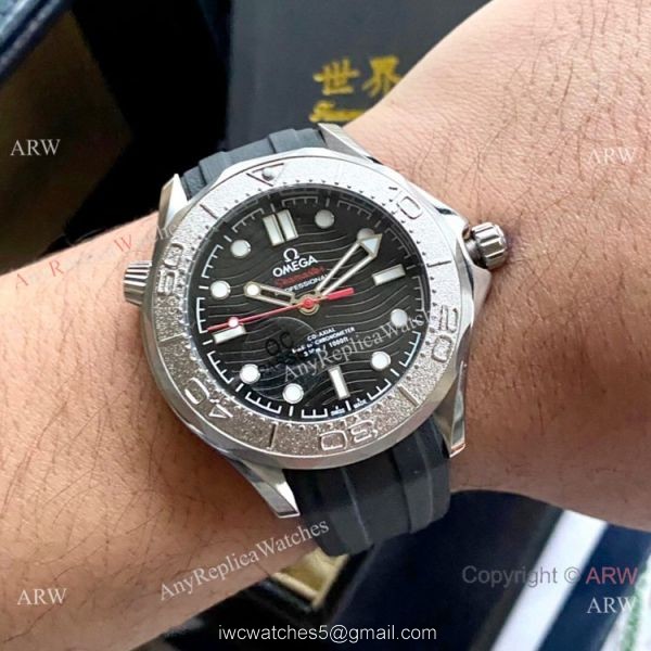 2021 New! Omega Seamaster Diver 300m Nekton Edition Watch Rubber Strap 7