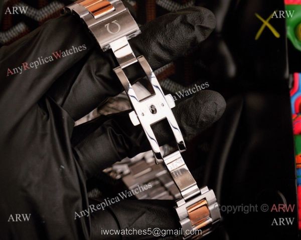 Best Quality Omega Speedmaster Racing Watches Two Tone Rose Gold 7