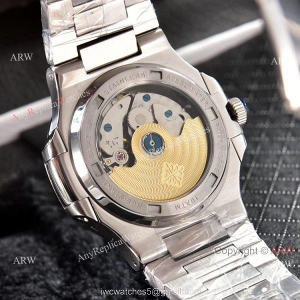 Patek Philippe Annual Calendar Copy Watches Stainless Steel with Diamond 40mm 7