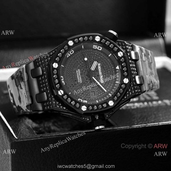 Clone Audemars Piguet Diver Automatic Watches Diamond Case and Face 7