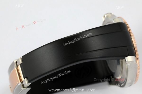 EW Factory 1-1 Replica Rolex Yacht-Master Watch Swiss 3235 Black Rubber Strap 7