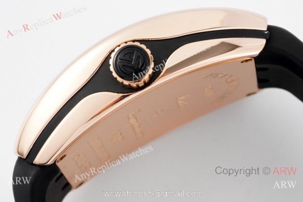ABF Swiss Replica Franck Muller V45 CRAZY HOUR Watch 44mm Rose Gold 7