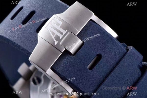 JF Factory V8 1:1 Best Audemars Piguet Divers Copy Watch Blue Dial 7