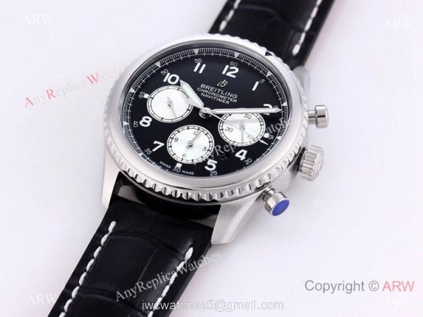 2021 New! Breitling Premier B01 Chronograph Swiss 7750 Watch Leather Strap 7