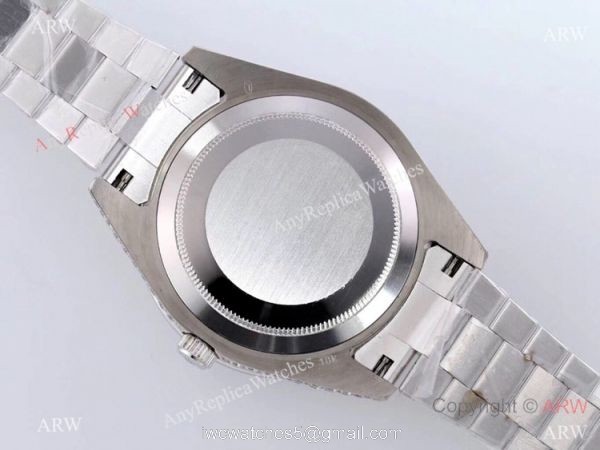 Iced Out Rolex New Oyster Perpetual Pearlmaster 39 Copy Watch Roman Markers 7