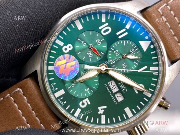 ZF Factory IWC Pilotos Watch Racing Green Copy Watch New 7