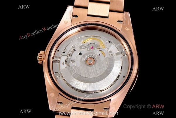 (GM) Swiss 2836 Rolex Day-Date 40mm Watch Chocolate Dial Diamond Markers 7
