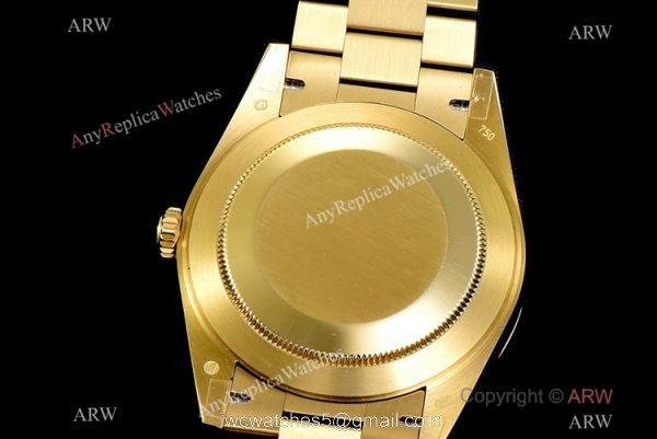 (GM Factory) Swiss 2836-2 Rolex Day-Date White Roman Watch 40mm AAA Copy 7