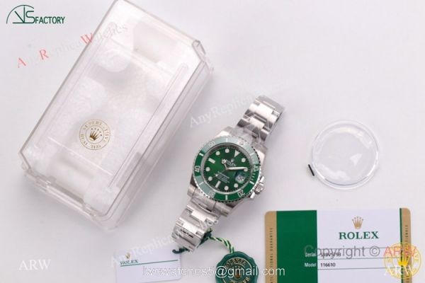 Highest Quality Copy Rolex Submariner Hulk VS Factory 3135 Watch 40mm 7