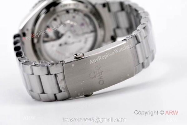 Swiss Copy Omega Seamaster Planet Ocean 600m GMT Watch VSF 8605 Stainless Steel Black Ceramic Bezel 7