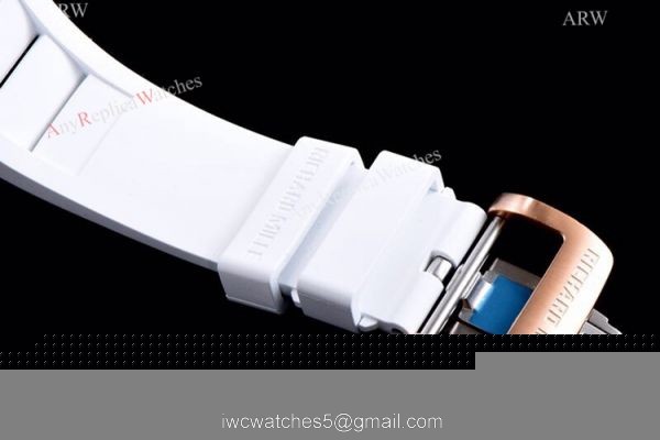 KV Factory Richard Mille RM 011 White Demon Flyback Chronograph Watch Ceramic Case 7