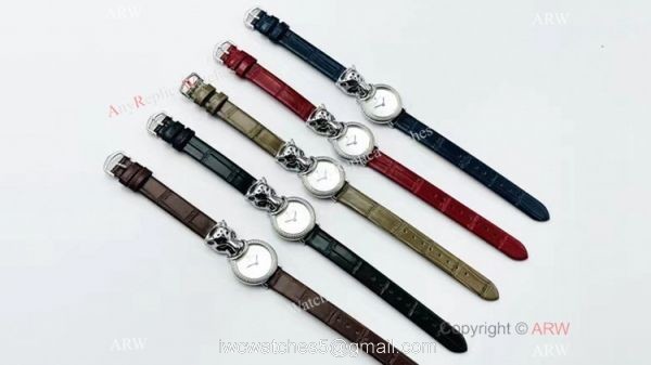 New! Copy Cartier Panthere De Silver Diamond Watches Swiss Quartz movement 7
