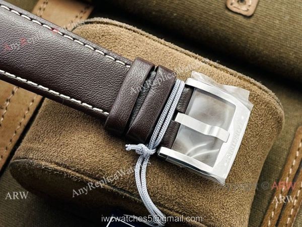 CF Factory 1:1 Copy Longines Spirit ETA7753 Chronograph Watch Brown Leather Strap 7