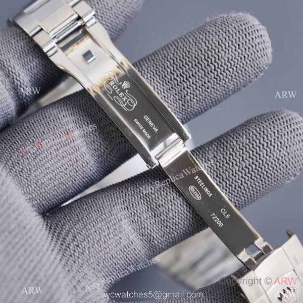Swiss Quality Copy Rolex Datejust ii 41 Watch Citizen 8215 Movement Green Gradient Face 7