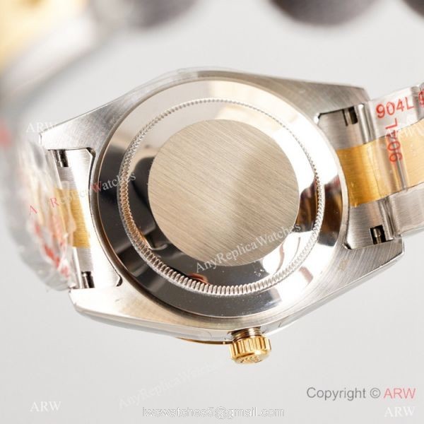Swiss Quality Rolex Oyster Perpetual Datejust 41mm Watch Two Tone Oyster Palm Dial 7