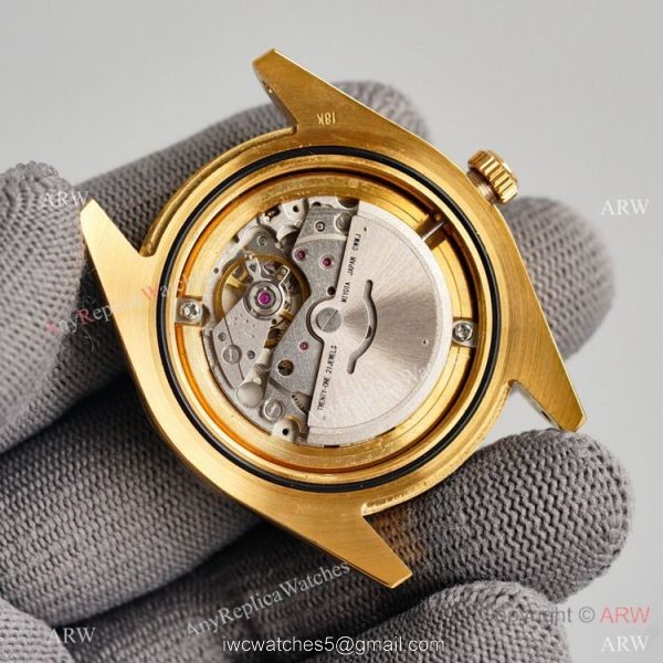 Swiss Quality Rolex Oyster Perpetual Datejust 41mm Watch All Gold Palm Face 7