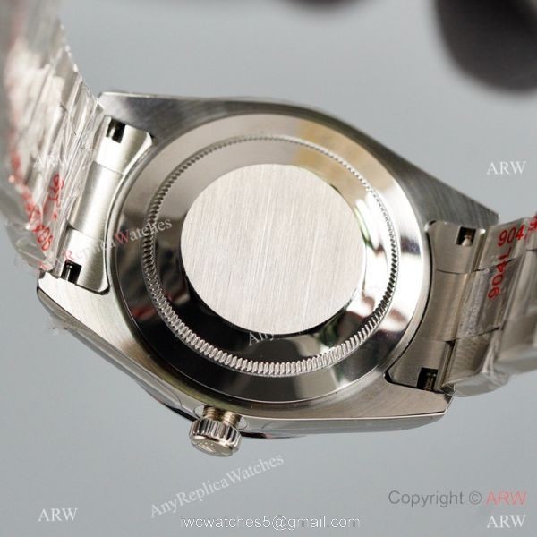 Rolex Datejust II 41mm Watch Stainless Steel Oyster Blue Palm Dial 7