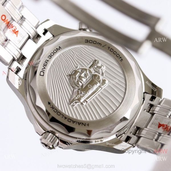 2021 NEW Omega Seamaster Diver 300 &8216;Nekton Stainless Steel Watch OR Factory Swiss 8806 Movement 7