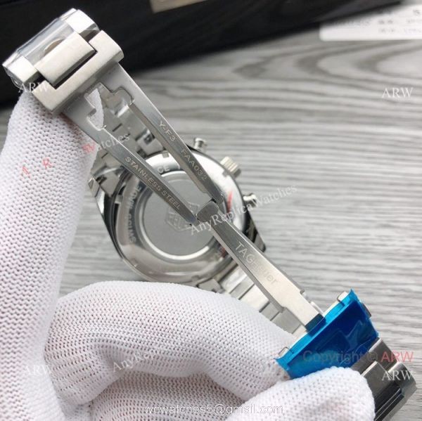 40mm Tag Heuer Carrera Blue Face Stainles Steel Watches For Men Replica 7