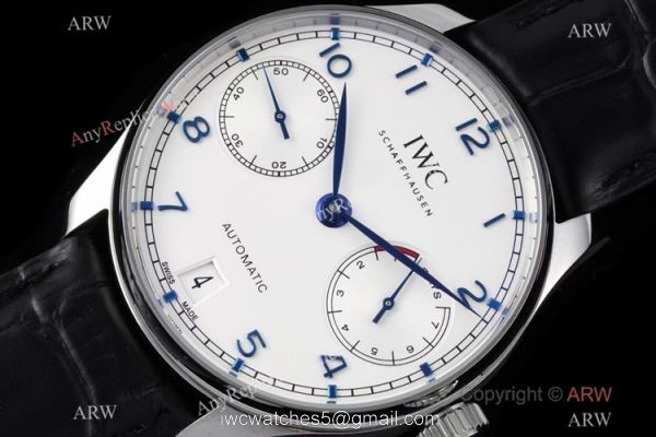 ZF Factory 1:1 Super Clone IWC Portugieser 7 Days Men Watch Rose Gold Arabic Dial 7