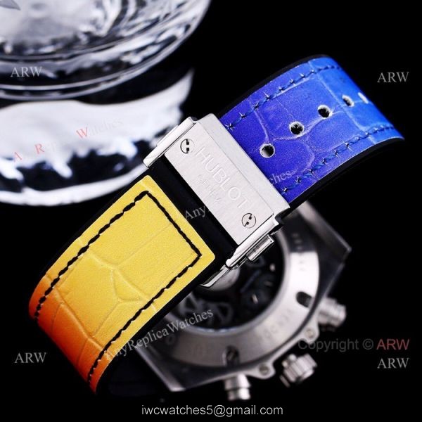 Quartz Hublot Big Bang Unico Rainbow 45mm Diamond Watch High Copy For Men 7
