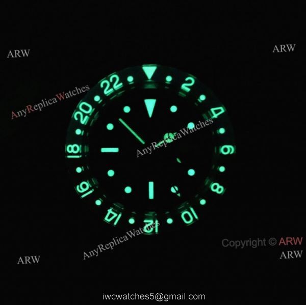 Replica Vintage Rolex GMT-Master 6542 White Face Asia 2836 Rolex Oyster Watch 7