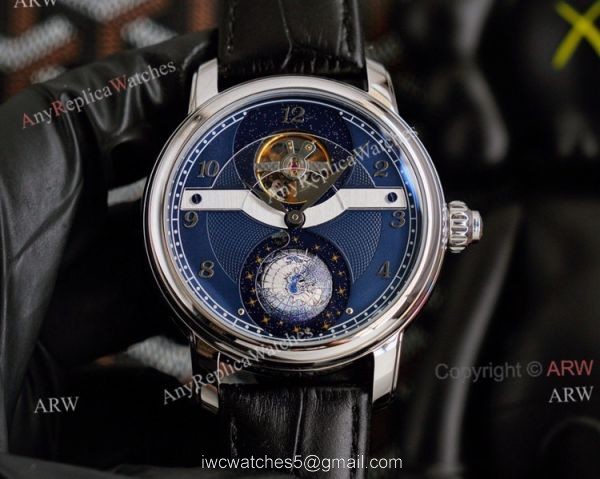 White Face Montblanc Tourbillon Geosphere Watch Replica For Men Size 42mm 7