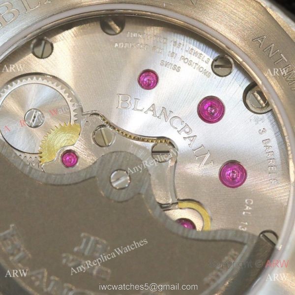Swiss Grade Replica Blancpain Fifty Fathoms Bathyscaphe GF 1-1 Cal.1315 Watch Black Ceramic 7