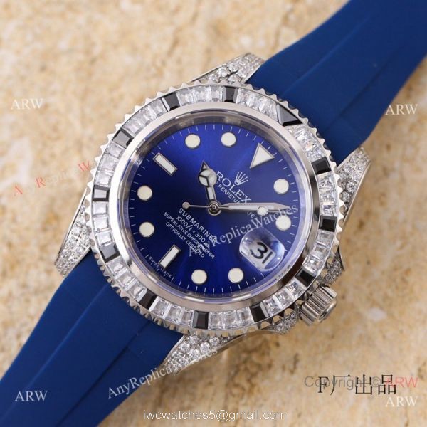 Swiss Quality Rolex Submariner Citizen 8215 Watch Bucherer Blue Dial 7
