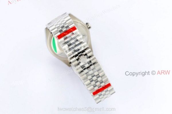 1:1 Copy New 31mm Rolex Datejust Green Dial Jubilee Watch Replica 7