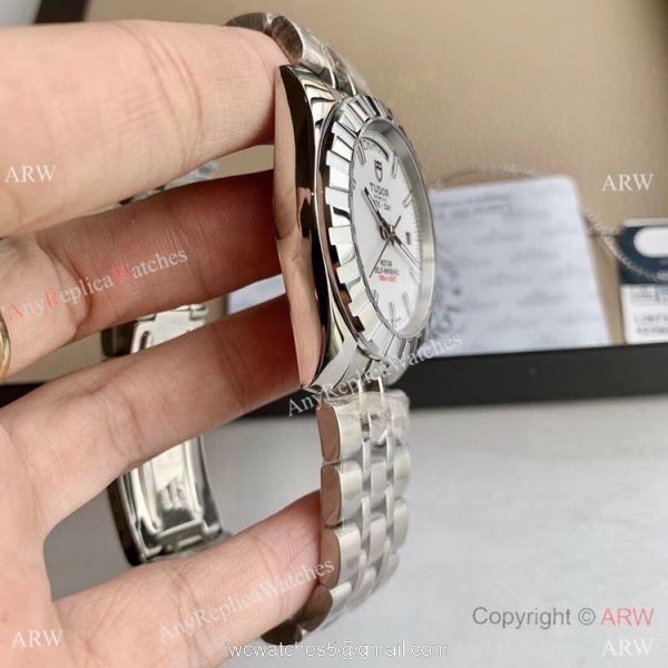 Copy TUDOR Glamour Date+Day Watch m56000 White Dial Watches 7