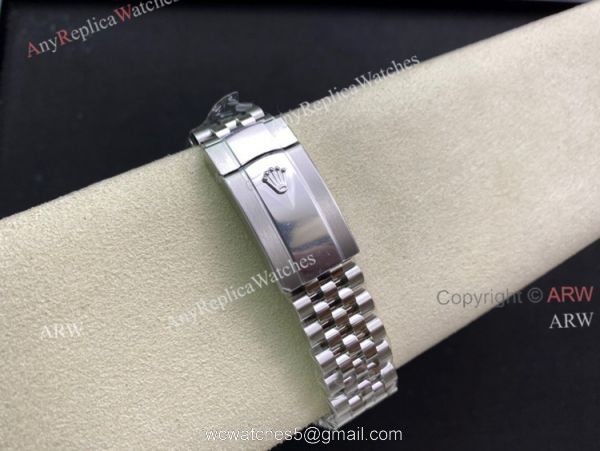 Fake Clean Factory 904L Rolex 126334 Wimbledon Datejust 41 Jubilee Watch 7