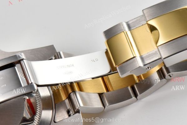 Clean Factory Rolex 116613 LB Rolex Smurf Submariner Stainless Steel Gold Superclone Watch 7