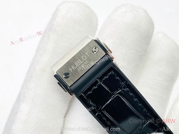HB Factory V3 Hublot Classic Fusion Swiss Hub1213 Watch Iced Out Black Dial Super Clone 7