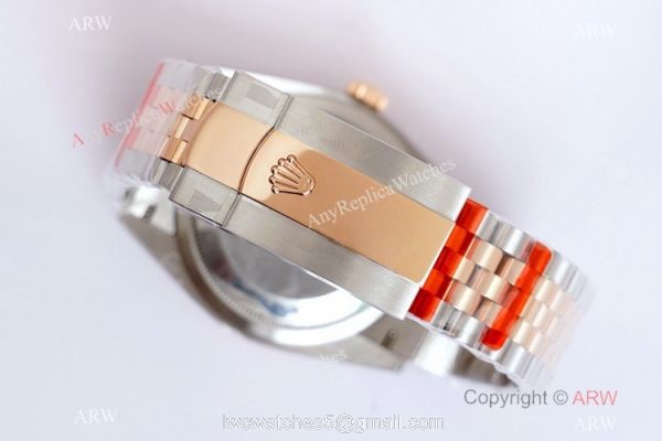 (EW)2021 New Rolex Datejust 36 EWF 3235 Watch Two Tone Rose Gold Silver Motif Dial 7