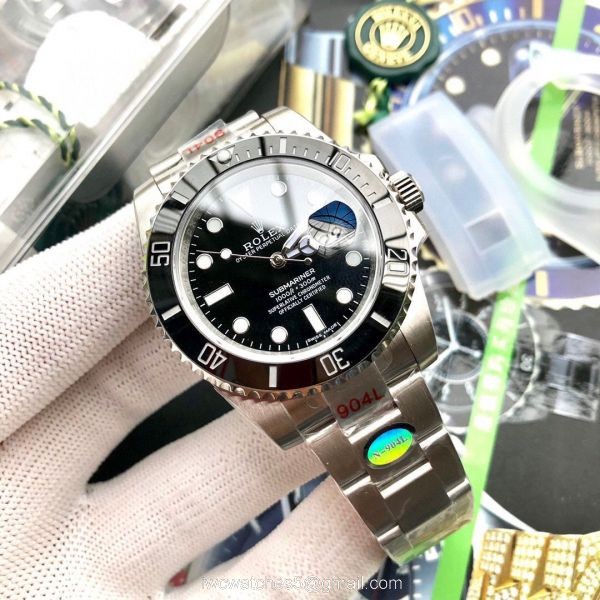Rolex Submariner Black Dial 40MM Supper Luminous 8215 Watch 7