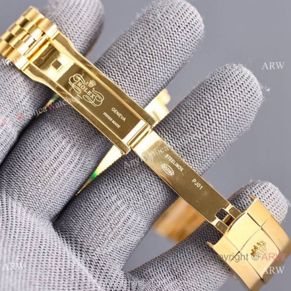 Swiss Quality Copy Rolex Datejust II 8215 Watch 904L Yellow Gold Diamond Bezel 41mm 7