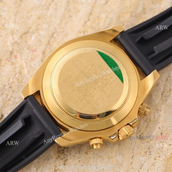 Replica V3 Rolex Daytona Black Face Gold Case Ceramic bezel Man Watch 7