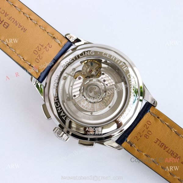 GF Factory Breitling Premier B01 Bentley Limited Edition Watch A7750 Blue Arabic Markers 42mm 7