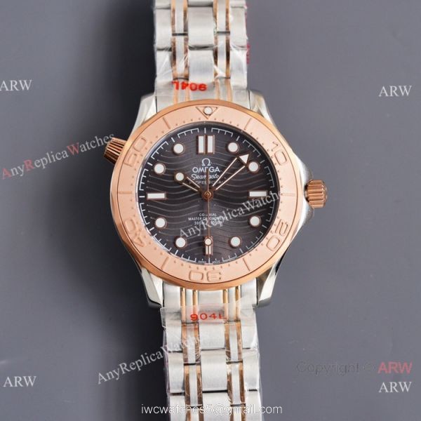 Swiss Quality Omega Seamaster Nekton Edition Diver 300m Watch Two Tone Rose Gold 7