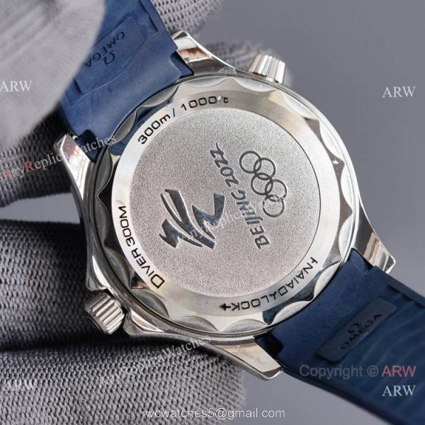 Swiss Quality Omega Seamaster Nekton Diver 300m Blue Dial Watches 42mm 7