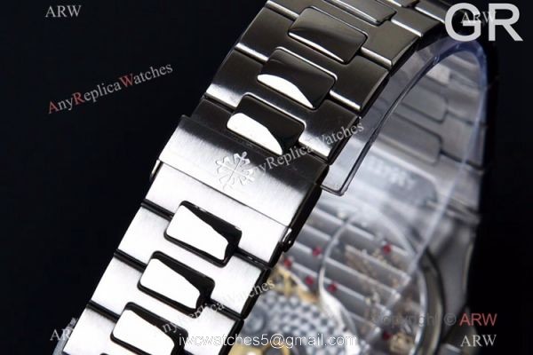 GR Factory Super Clone Patek Philippe Nautilus Moonphase 5712 Watch New Baby Blue Dial 7