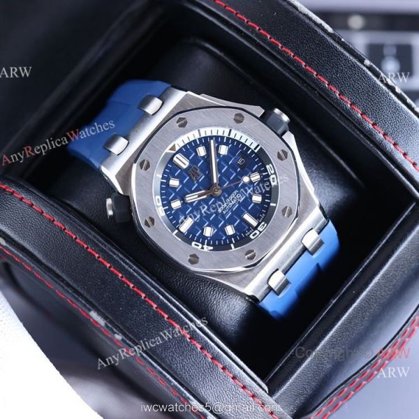 Swiss Copy Audemars Piguet Royal Oak Offshore Diver AP 3120 Olive Green Face 7
