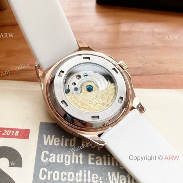 Clone Patek Philippe Lady Tourbillon Automatic Watches White MOP Dial 7
