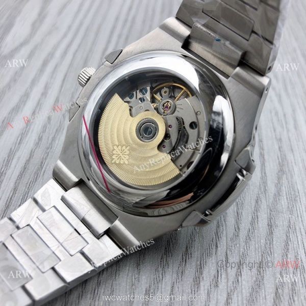 Patek Philippe Annual calendar Nautilus 8215 Black Dial Watches 42mm 7