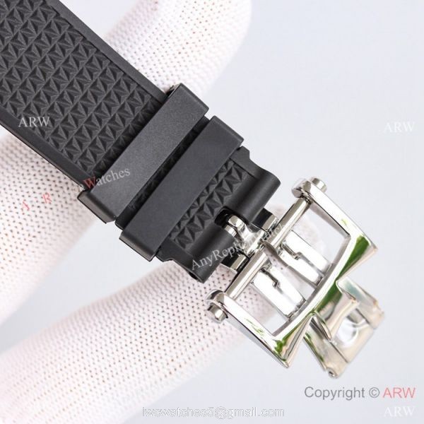 Swiss Vacheron Constantin Overseas 4300v Perpetual Calendar Watch Rubber Strap Band 7