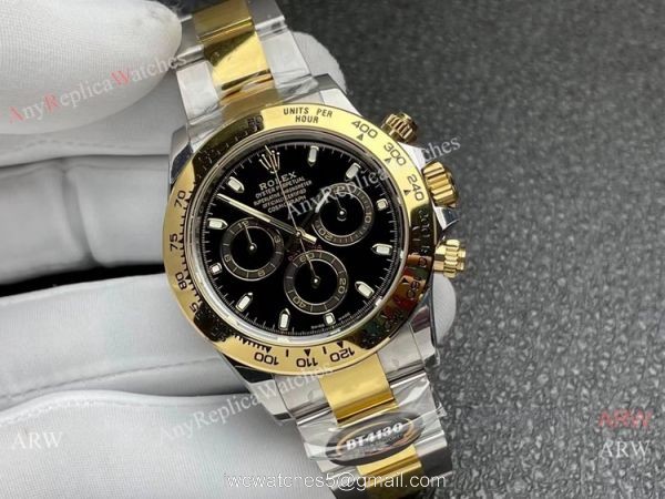 Better Factory Rolex Daytona 4130 Black Diamond Watch 1:1 BTF Cal.4130 Movement 7